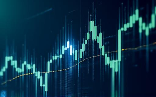 金融サービスのチャートを示すイメージ